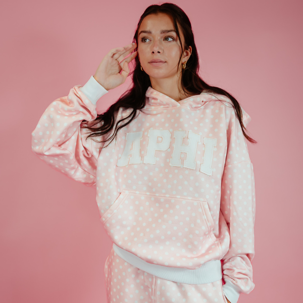 Dotted Graphic Hoodie