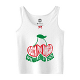 Ribbed Scoop Neck Tank with Bow