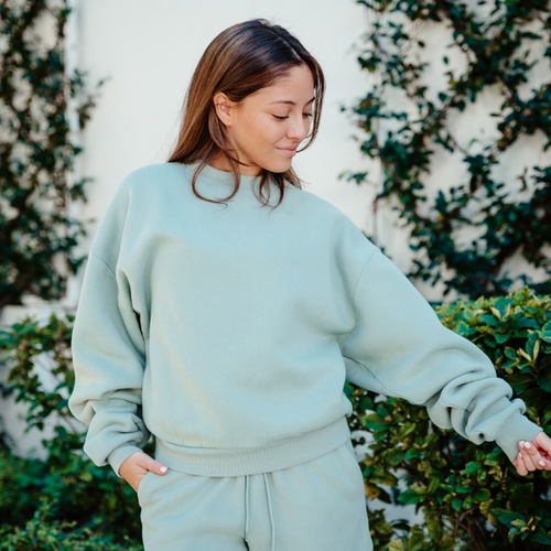 The Drop Cut Fleece Crewneck Sweatshirt