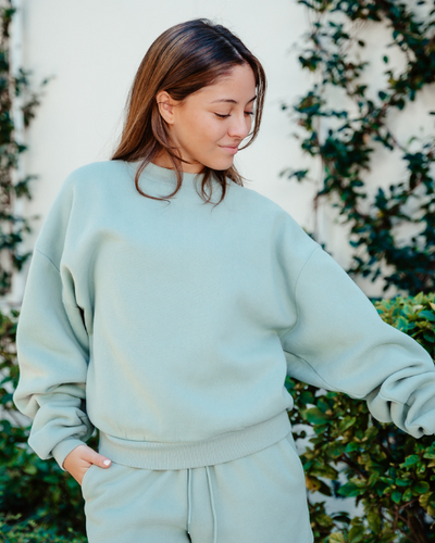 The Drop Cut Fleece Crewneck Sweatshirt