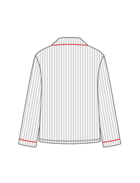 Women’s Cotton Stripe Knit PJ Top