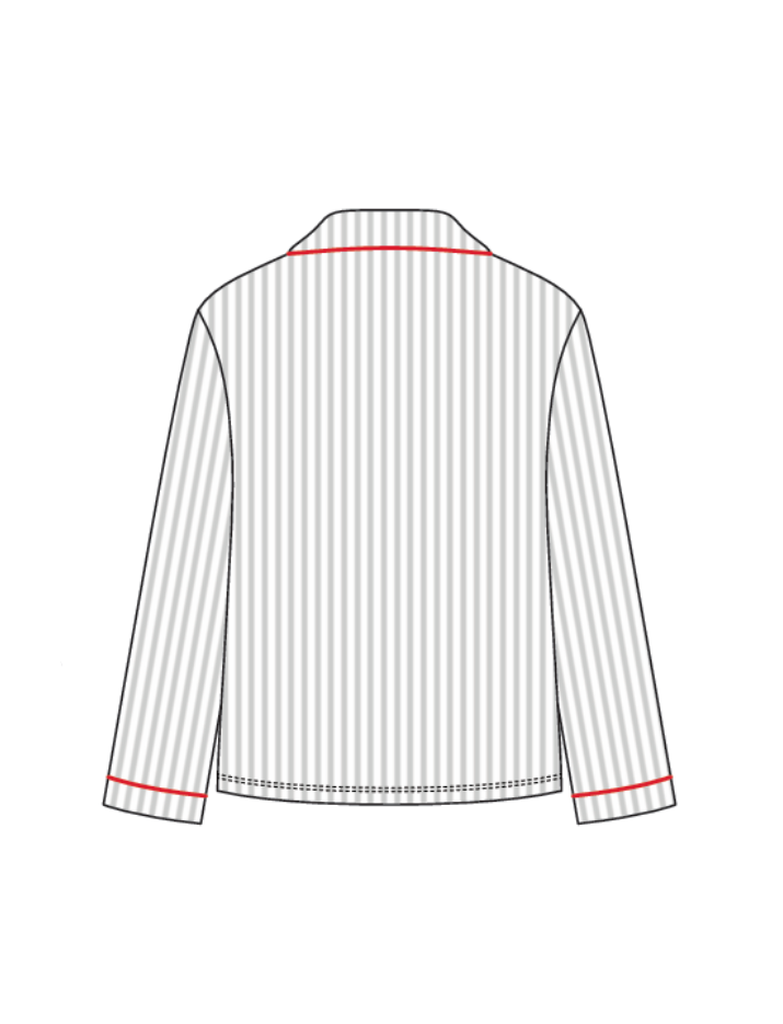 Women’s Cotton Stripe Knit PJ Top