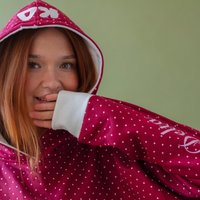 Polka Dot Women’s Heavyweight Fleece Boxy Sweatshirt