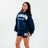 Double Stitch Hoodie and Sweatshorts Set