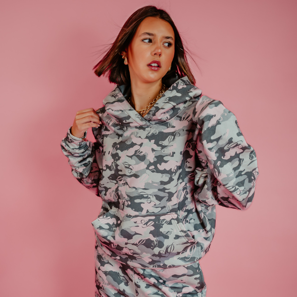 Camo Rosè Hoodie