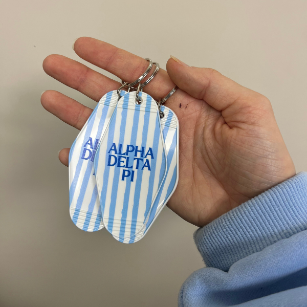 RETRO VINTAGE MOTEL KEYCHAIN