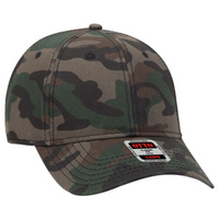 Camouflage 6 Panel Low Profile Baseball Cap