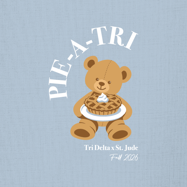 Delta Delta Delta Pie-A-Tri St. Jude Philanthropy Design – Fall 2026