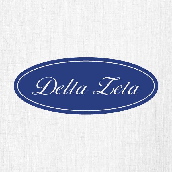 Delta Zeta Classic Wordmark Design