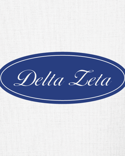 Delta Zeta Classic Wordmark Design