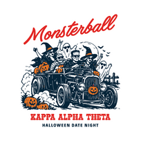 Kappa Alpha Theta Monsterball 2026 – Retro Halloween Hot Rod - 3645