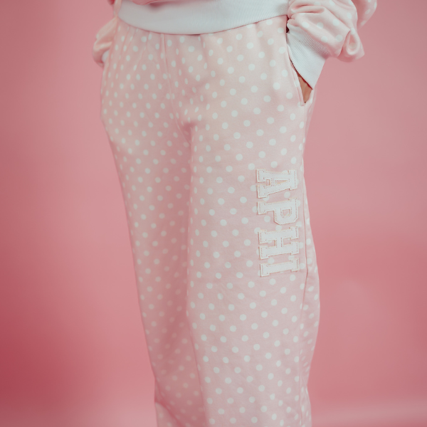 Dotted Graphic Sweatpants
