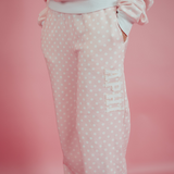Dotted Graphic Sweatpants
