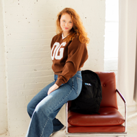 Cocoa Varsity V-Neck