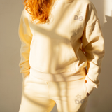 Lemon Rhinestone Sweatpants