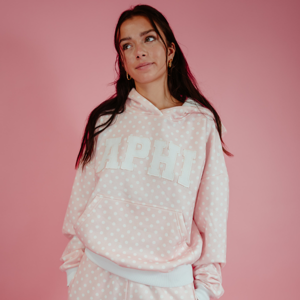 Dotted Graphic Hoodie