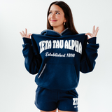 Double Stitch Hoodie and Sweatshorts Set