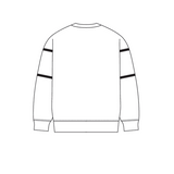 Unisex Retro Paneled Fleece Crewneck Sweatshirt