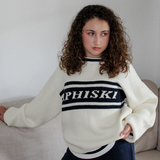 Cold Panel Knit Crewneck Sweater
