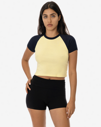 Baby Rib Short Sleeve Raglan