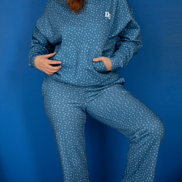Blue Daisy Sweatpants