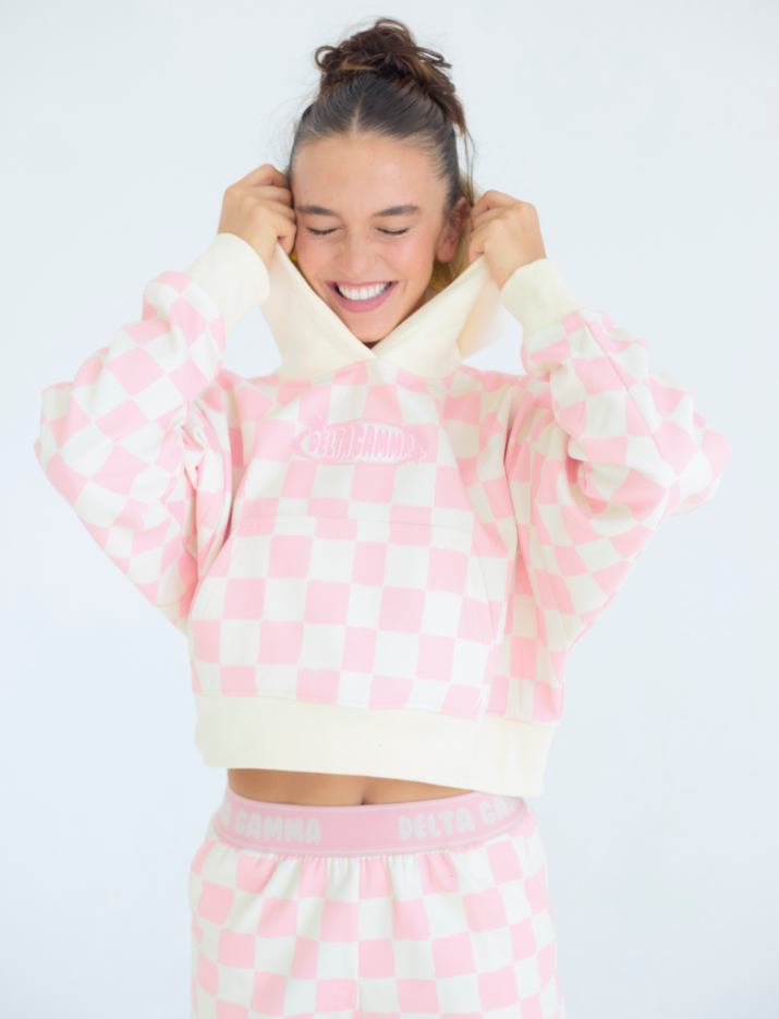 Sugar Rush Influencer Crop Hoodie
