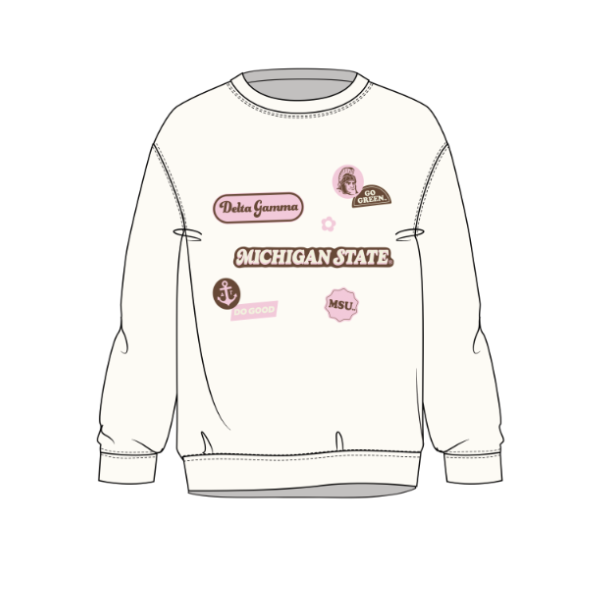 Heavyweight Drop cut Crew Sweater