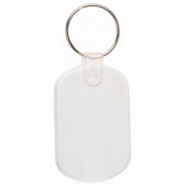 Oval Vinyl Keytag