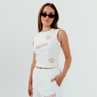 High Neck Rib Grommet Tank