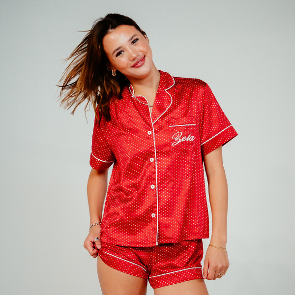 Women's Satin Pajama Top