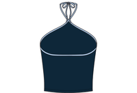 WOMEN'S Y-NECK HALTER TIE CAMI