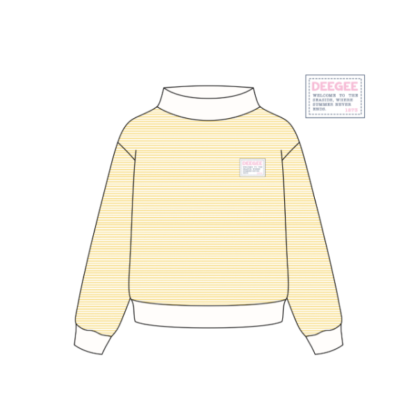 Seaside Mockneck Sweater - Sunkissed
