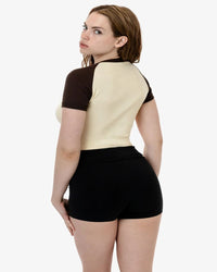 Baby Rib Short Sleeve Raglan