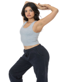 BABY RIB CROP TANK