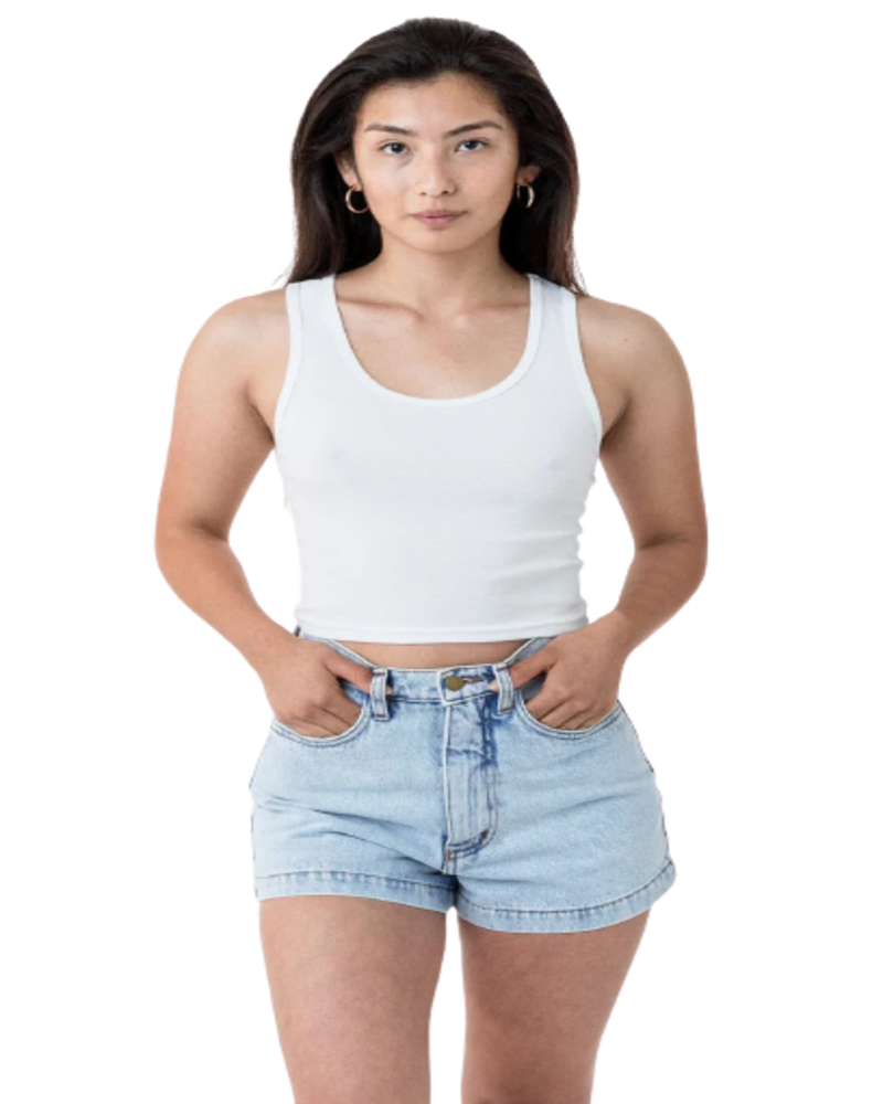 BABY RIB CROP TANK