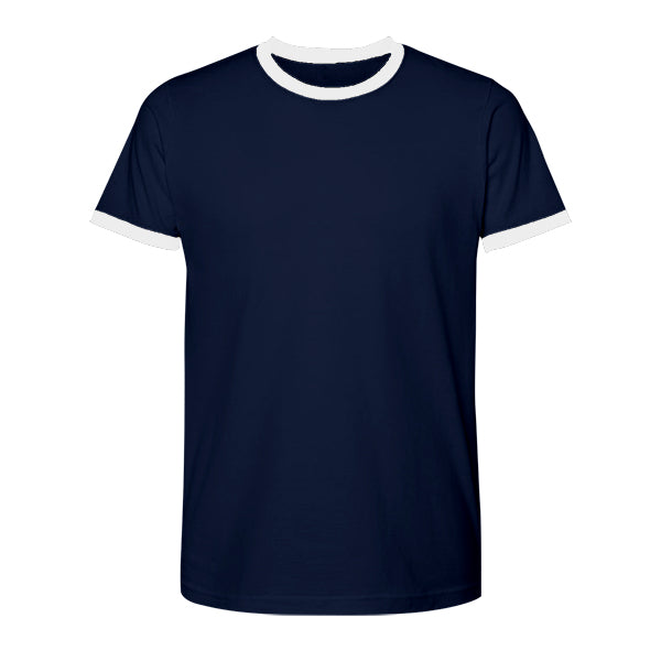 Tシャツ・カットソー No.1295 never printing ringer half T (3color) Custom AS Colour Men's Staple Ringer Tee 5053 | Print Natural