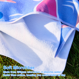 30" X 60" Microfiber Beach Towel: Dye-Sublimation