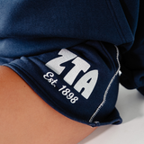 Double Stitch Hoodie and Sweatshorts Set