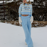 Icy Wide Leg Knit Pant