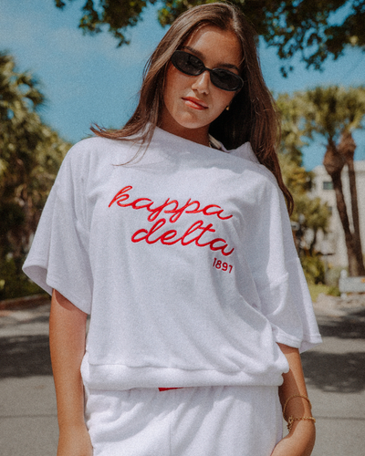 Boardwalk Terrycloth Mockneck