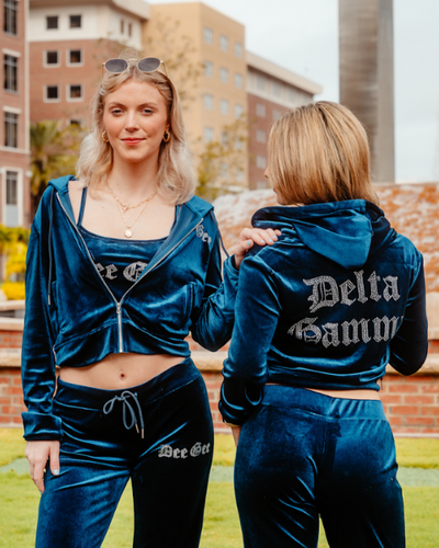 Custom Velour Hoodie