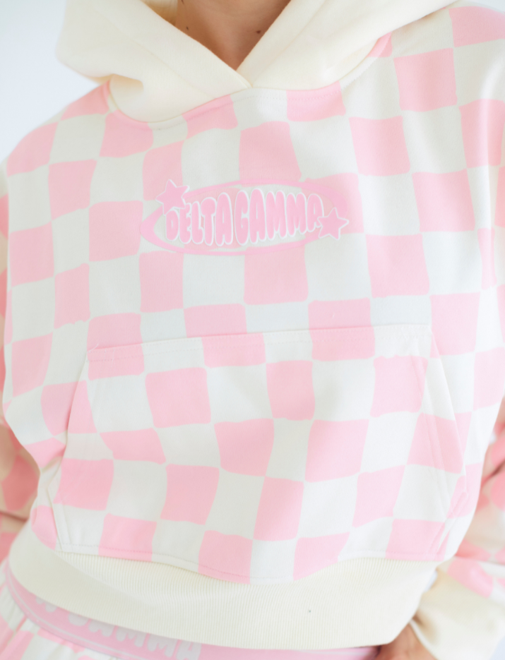 Sugar Rush Influencer Crop Hoodie
