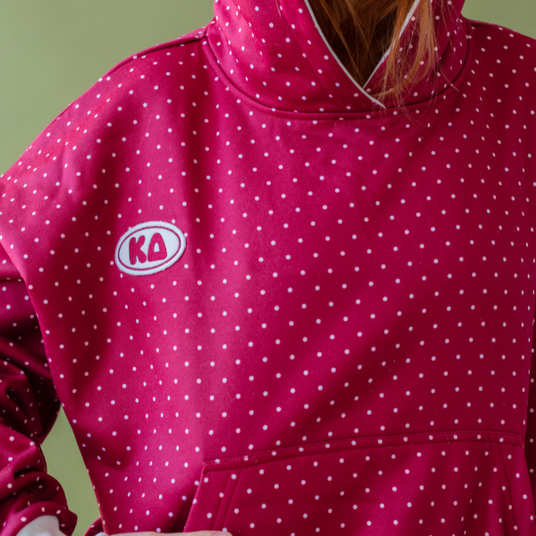 Polka Dot Women’s Heavyweight Fleece Boxy Sweatshirt