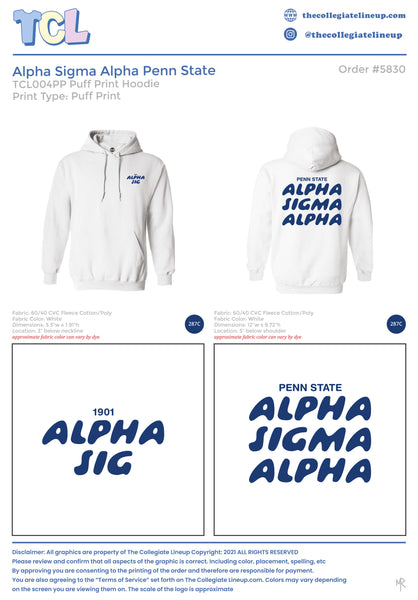 Alpha Sigma Alpha Penn State #5830