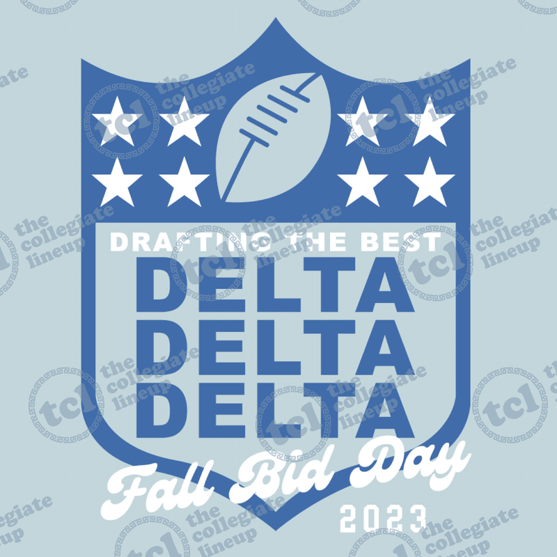 Delta Delta Delta Fall Bid Day 2023 T-Shirt