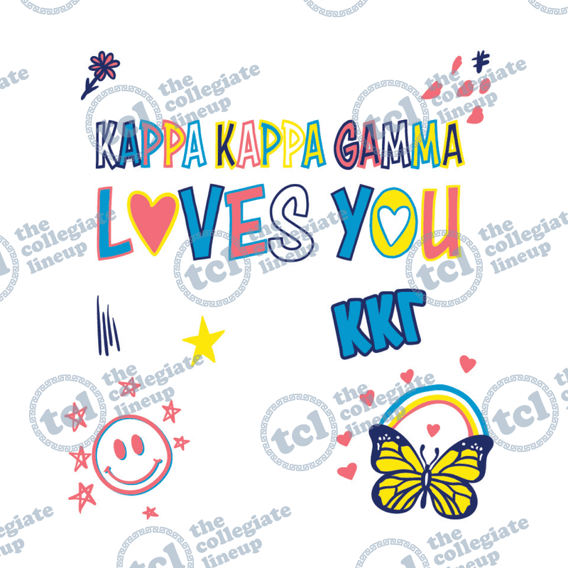 Kappa Kappa Gamma Virginia Tech Loves You Tee