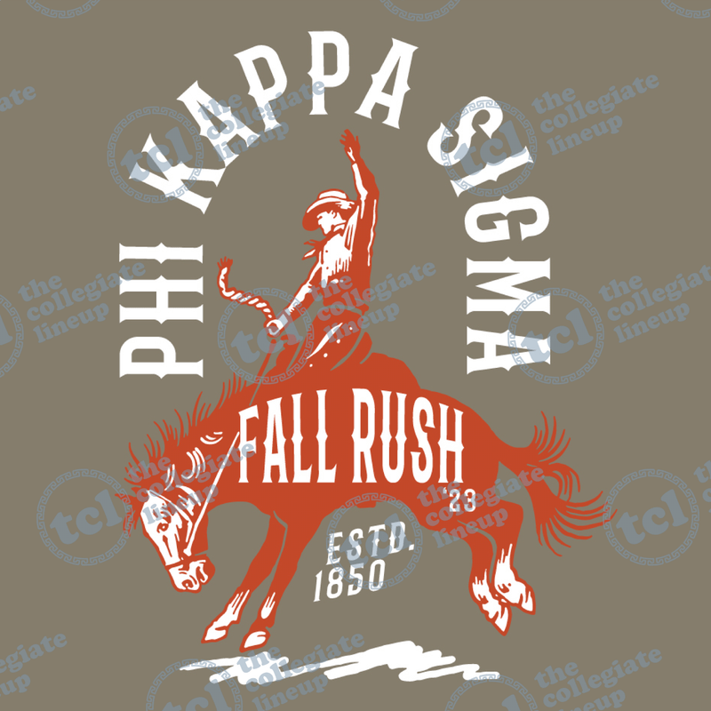 Phi Kappa Sigma Fall Rush 2023 Rodeo Design