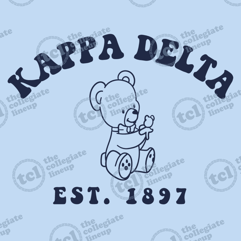 Kappa Delta Teddy Bear Design