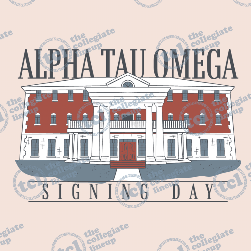 Alpha Tau Omega Signing Day Chapter House Tee
