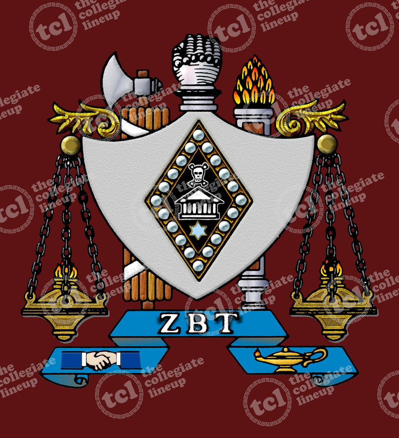 Zeta Beta Tau Crest Design - 1602